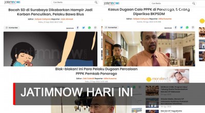Jatimnow Hari Ini: Bocah SD di Surabaya Dikabarkan Hampir Jadi Korban Penculikan