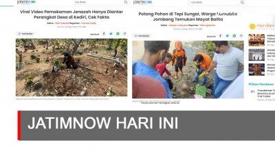 Jatimnow Hari Ini: Viral Video Pemakaman Jenazah Hanya Diantar Perangkat Desa