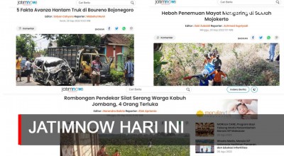 Jatimnow Hari Ini: Avanza Hantam Truk di Boureno Bojonegoro, Tiga Orang Tewas