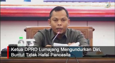 Video: Buntut Tidak Hafal Pancasila, Ketua DPRD Lumajang Mengundurkan Diri