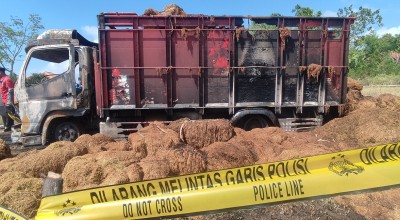 Truk Bermuatan Tembakau Dibakar Massa di Pamekasan, Ini Kronologis versi Warga