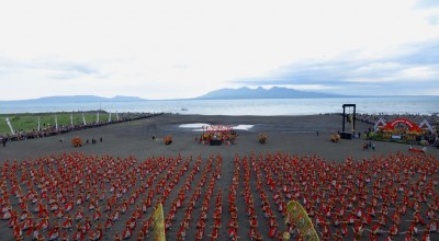 Penampilan Ribuan Penari Gandrung Sewu Bikin Bulu Kuduk Merinding