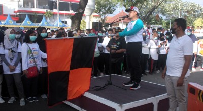 Ribuan Warga Kota Pasuruan Ikuti World Walking Day 2022