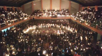 Suporter dan Polisi di Jombang Doa Bersama untuk Korban Tragedi Kanjuruhan