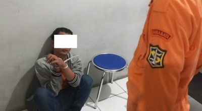 Aksi Nekat Jambret Rampas HP Petugas BPBD Surabaya