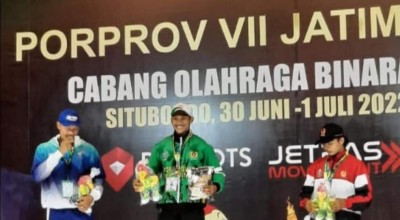 Kisah Anak Kuli Bangunan di Jombang Sabet Emas Porprov Cabor Binaraga