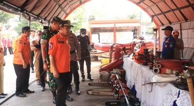 Wawali Pasuruan Pimpin Apel Gelar Pasukan Hadapi Bencana