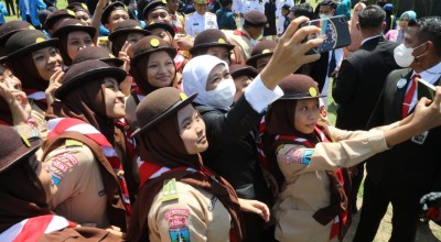 Hari Sumpah Pemuda, Khofifah Ingin Generasi Milenial jadi Game Changer