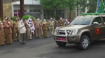 Bupati Bojonegoro Berangkatkan Kirab Pataka Jer Basuki Mawa Beya, Ini Harapannya