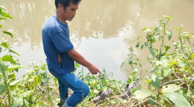 Seorang Kakek Dilaporkan Tenggelam, Sepasang Sandal di Tepi Sungai Jadi Petunjuk