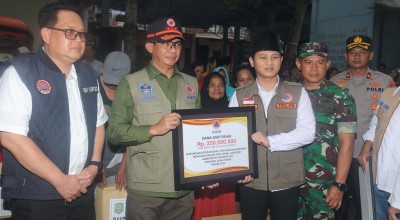 Mas Ipin Dampingi Kepala BNPB Tinjau Bencana Banjir Bandang