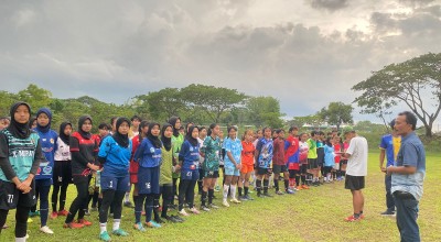 Sepak Bola Putri Lamongan Menggeliat, Ratusan Pemain Ikut Seleksi