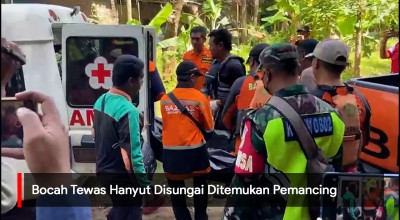 Video: Bocah Tewas Hanyut Disungai Ditemukan Pemancing