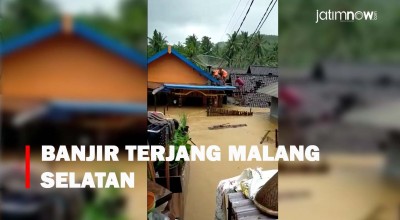 Video: Banjir Terjang Malang Selatan