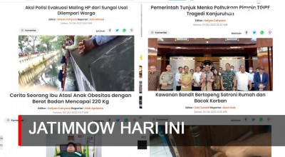 Jatimnow Hari ini: Maling Nekat Ceburkan Diri ke Sungai