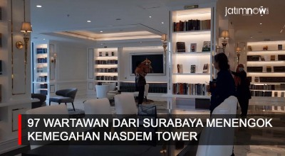 Video: 97 Wartawan dari Surabaya Menengok Kemegahan NasDem Tower