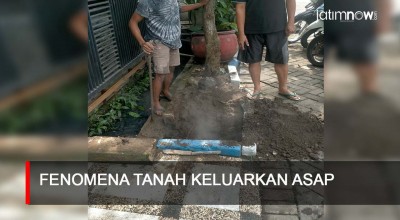 Video: Fenomena Tanah Keluarkan Asap Misterius