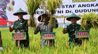 Pesan KSAD Jenderal TNI Dudung Abdurachman saat Hadiri Panen Raya