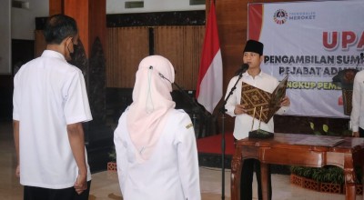 Pesan Bupati Trenggalek Mas Ipin saat Lantik Pejabat RSUD Panggul
