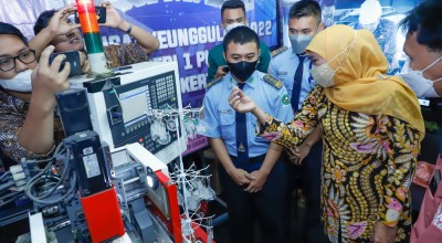 Ratusan Karya Inovasi SMK Pusat Keunggulan di Jatim Dipamerkan