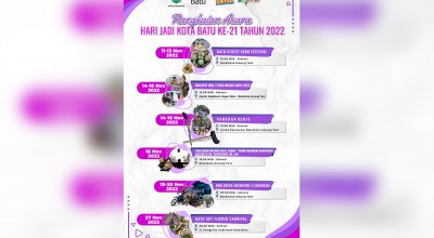 Beragam Acara Bakal Meriahkan Kota Batu November ini, Catat Agendanya!