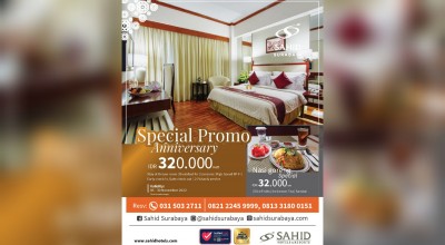 Sambut HUT ke-32, Hotel Sahid Surabaya Tawarkan Promo Menarik dengan Angka 32