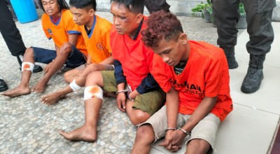 4 Bandit Satu Kampung Didor Usai Curi Motor di Sukolilo, Surabaya