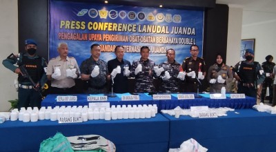 Penyelundupan 153 Ribu Butir Pil Koplo Melalui Bandara Juanda Digagalkan