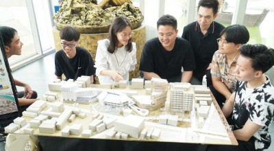 Menengok Maket Kawasan Kembang Jepun 20 Tahun Kedepan di UK Petra