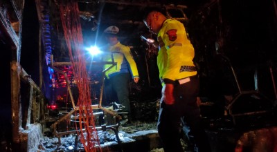 Bus Terbakar di Jalan Raya Babat-Jombang itu Berpenumpang 24 Warga Malang