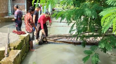 Balita Tewas Tercebur Sungai Depan Rumah Imbas Banjir Luapan Kali Pacal