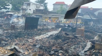 Kebakaran Pasar Kesamben Blitar Berhasil Dipadamkan, 5 Jam Petugas Jinakkan Api