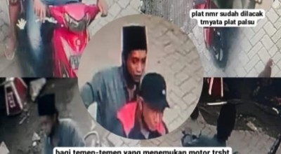 Penampakan Maling Berpeci Hitam Terekam CCTV, Aksinya Santuy