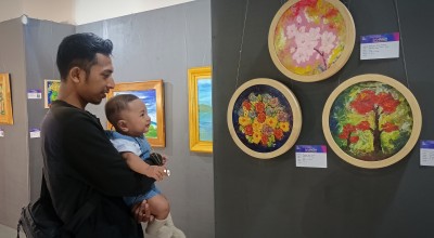 Melihat dari Dekat Karya 20 Seniman Cilik yang Dipamerkan di Gresik