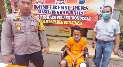 Bandit Motor asal Sampang Ditembak Karena Acungkan Sajam ke Polisi Surabaya