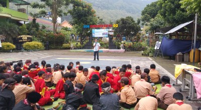 Puluhan Pelajar Antusias Ikuti Pemassalan Siwo Kota Batu PWI Malang Raya