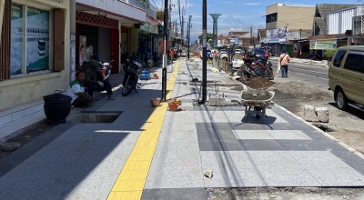 Banyak Tiang di Jalur Disabilitas Pedestrian Urip Sumoharjo, Ini Kata LKSA