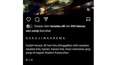 40 Hari Tragedi Kanjuruhan, ASN di Kota Malang Diminta Kenakan Pakaian Hitam