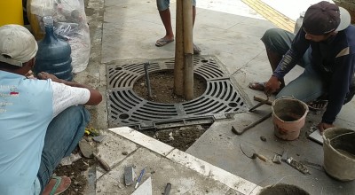 Perbaikan Pedestarian Jalan KH Wahid Hasyim Jombang Dijanjikan Kelar Tepat Waktu