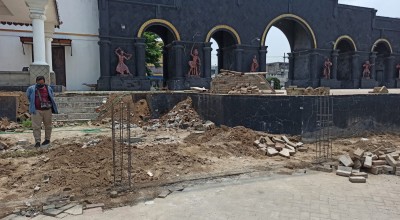 Renovasi Panggung di Alun-alun Ponorogo Rampung Akhir Tahun