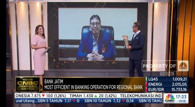 Bank Jatim Raih Penghargaan CNBC Indonesia Awards 2022