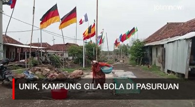 Video: Unik, Kampung Gila Bola di Pasuruan