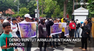 Video: Demo Tuntut Armuji Hentikan Aksi Pansos