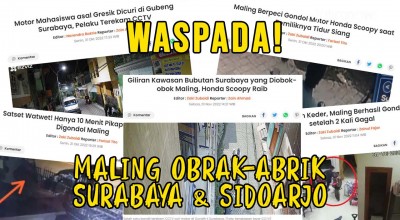 Video: Waspada! Maling Obok-obok Surabaya dan Sidoarjo