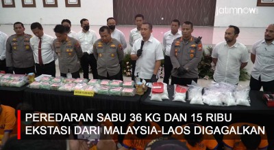 Video: Peredaran 36 Kg Sabu dan 15 Ribu Ekstasi dari Malaysia-Laos Digagalkan