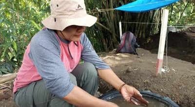 Pemukiman Kuno Diperkirakan Abad 14 Ditemukan di Bantaran Sungai Brantas Blitar