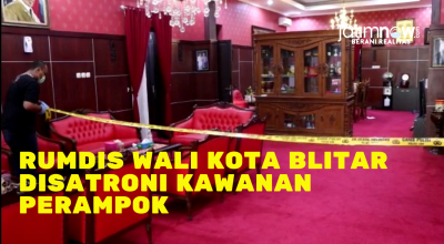 Video: Rumah Dinas Wali Kota Blitar Disatroni Kawanan Perampok