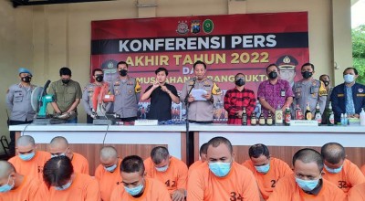 675 Perkara Dituntaskan Polres Mojokerto di Tahun 2022