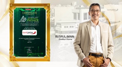 Bank Jatim Raih Indonesia Best Digital Finance Awards 2022
