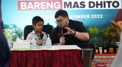Momen Bocah SD di Kediri Bertanya Cara Mendapatkan KIP ke Mas Dhito